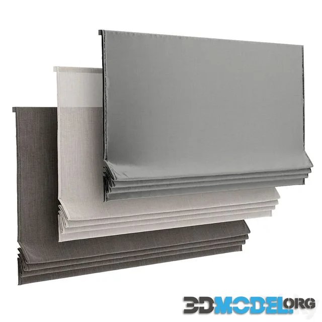 RH Flat Romain Shade 1500 mm
