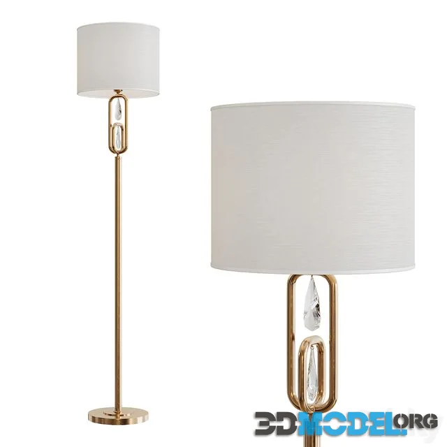Riverside floor lamp by Freya-Light