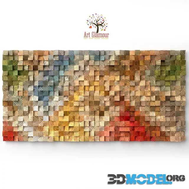 Rustic Wood Wall Art from reclaimed wood