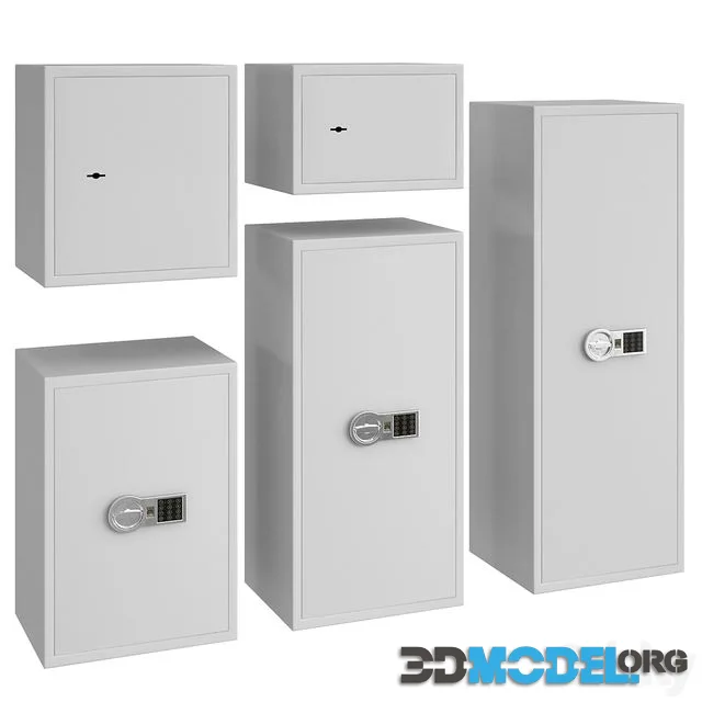 Safe kit (different sizes with combination lock and key)