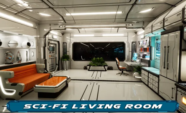 Sci-Fi Living Room