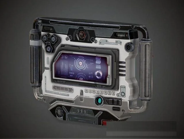 Sci-fi Radio Device (PBR)