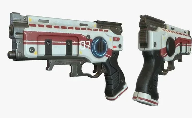Sci Fi Gun Low-poly (PBR)