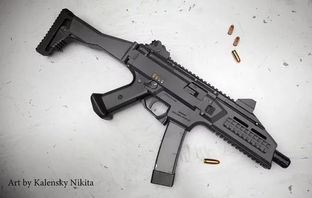 Scorpion Evo 3 A1 Low-poly (PBR)
