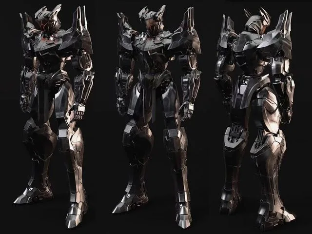 SHADOW STALKER XV – Stealth Combat Unit Low-poly (PBR)