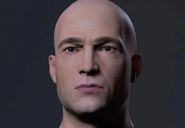 Soldier head – 01 Low-poly (PBR)