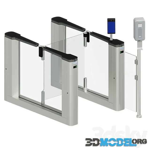 SpeedStile FL H-seens by Gunnebo turnstile