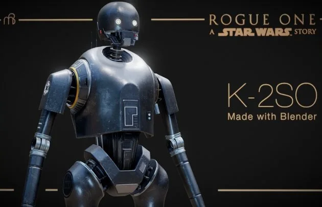 Star Wars K2SO Highpoly (Rigged) (PBR)