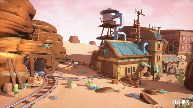 Stylized Desert House