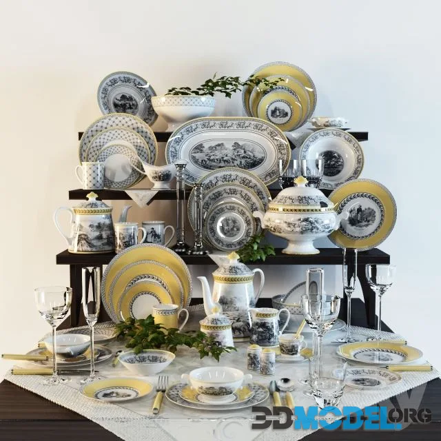 Table decor dishes