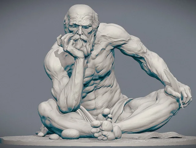 The Thinker (PBR)