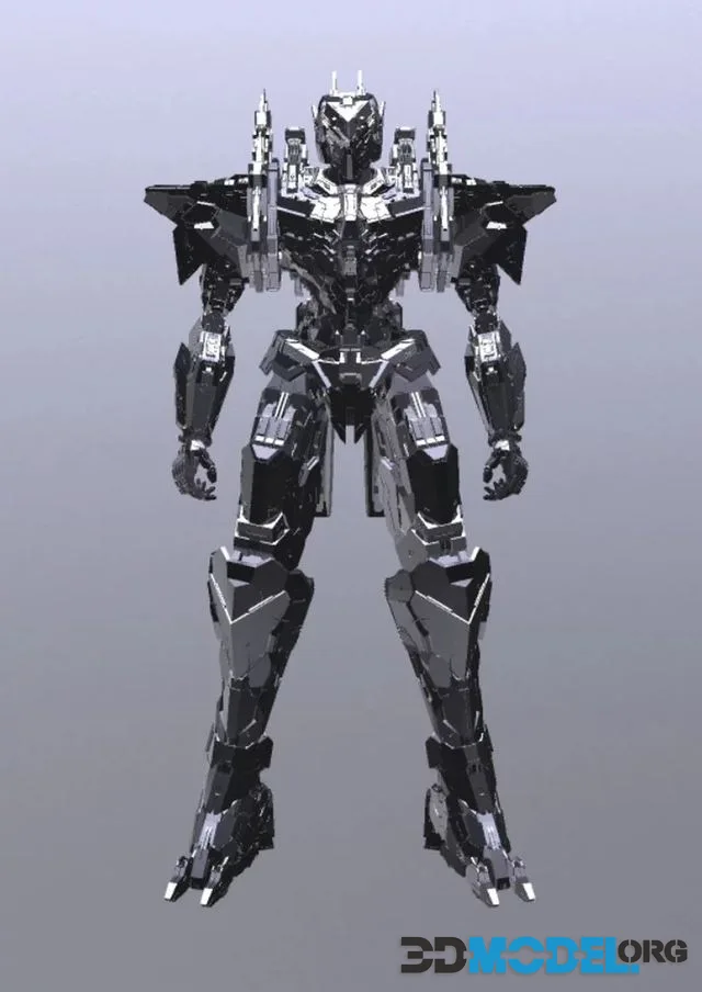 TITAN SENTINEL X89 Advanced Battle Robot Low-poly (PBR)
