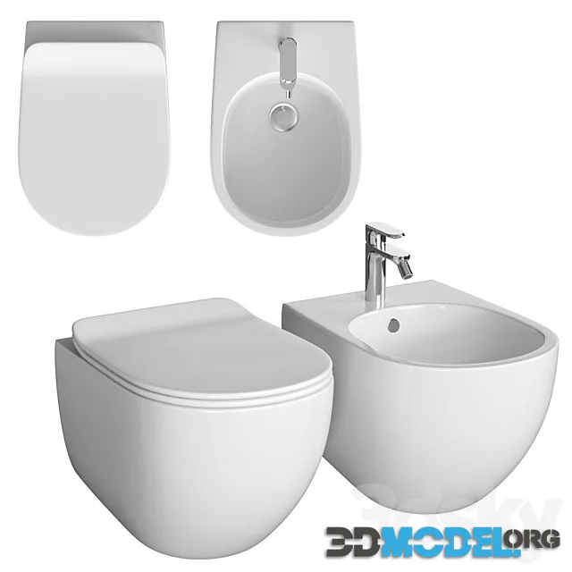 Toilet and Bidet Artceram FILE 20