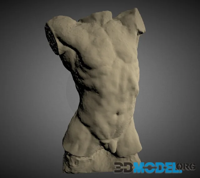 Torso Of The Falling Man (PBR)