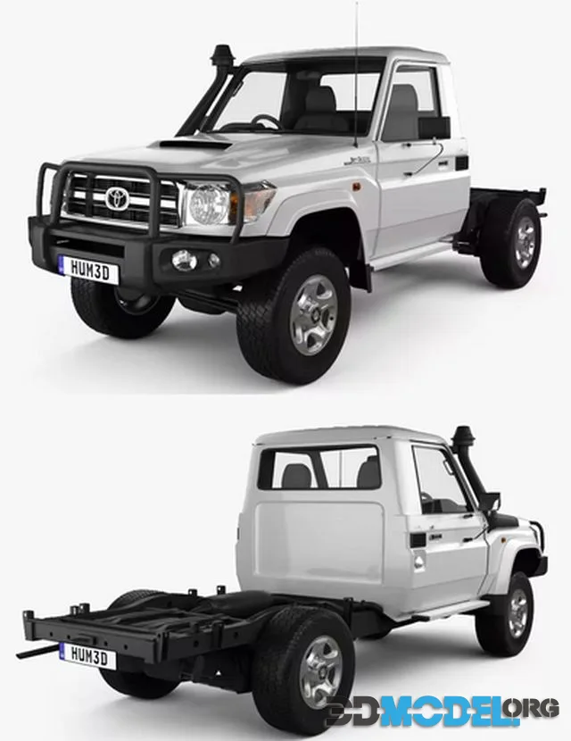Toyota Land Cruiser (J70) Cab Chassis GXL 2008