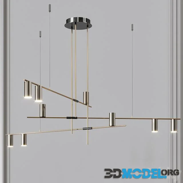 TRIBES CHANDELIER Nickel