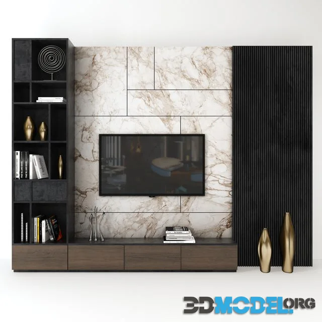 Tv wall set_ 03