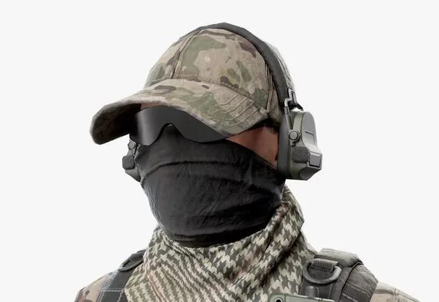 US Modern Assault Soldier Low-poly (PBR)