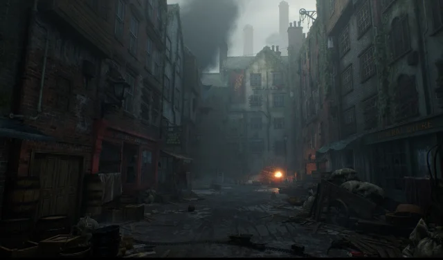 Victorian Decayed Alley Environment ( Victorian War Warzone Victorian Alley )