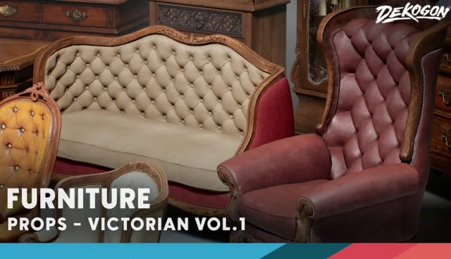 Victorian VOL.1 - Furniture (Nanite and Low Poly)