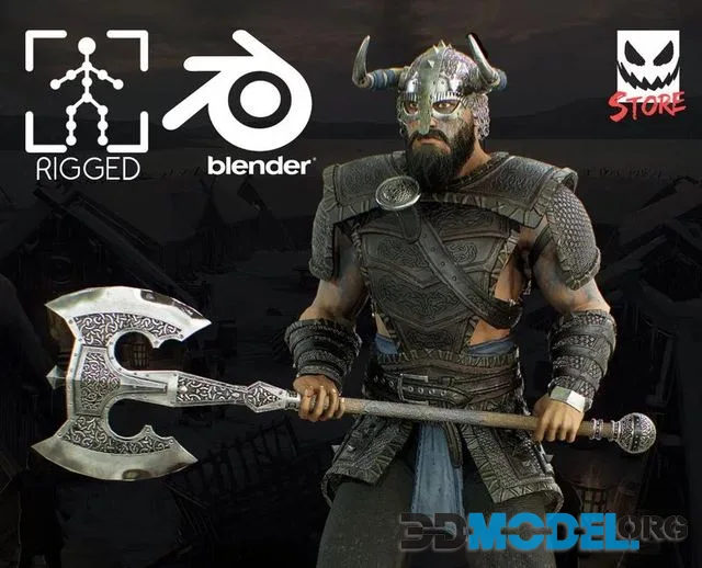 Viking Low-poly (PBR)