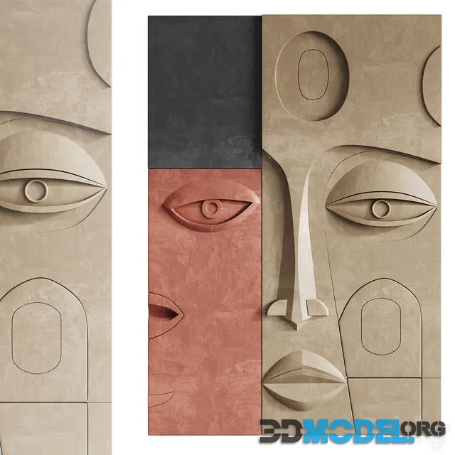 Wall Decor Faces