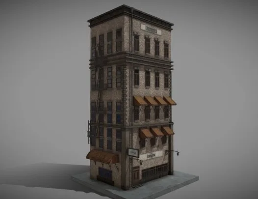1010 Old New York Buildings 1930 (PBR)