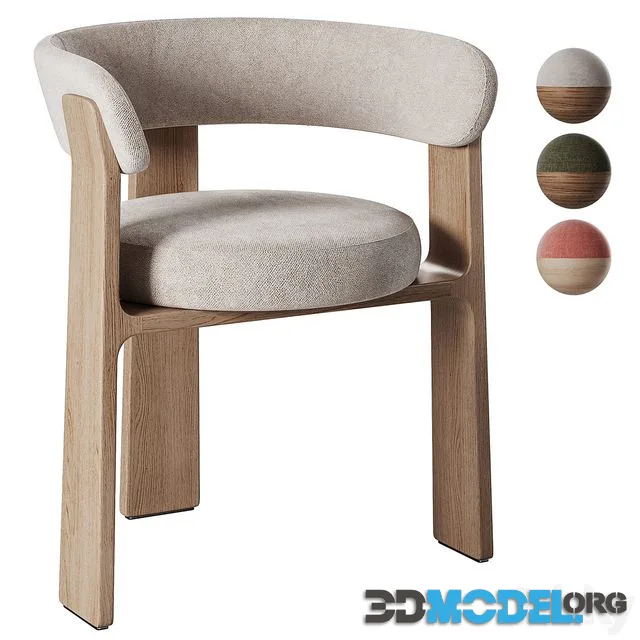 161 Granite 3-legged chair by Kavehome