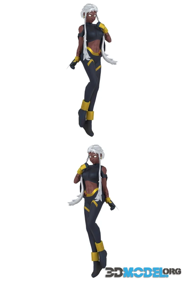 Storm 90s onslaught suit lowpoly game model – Printable