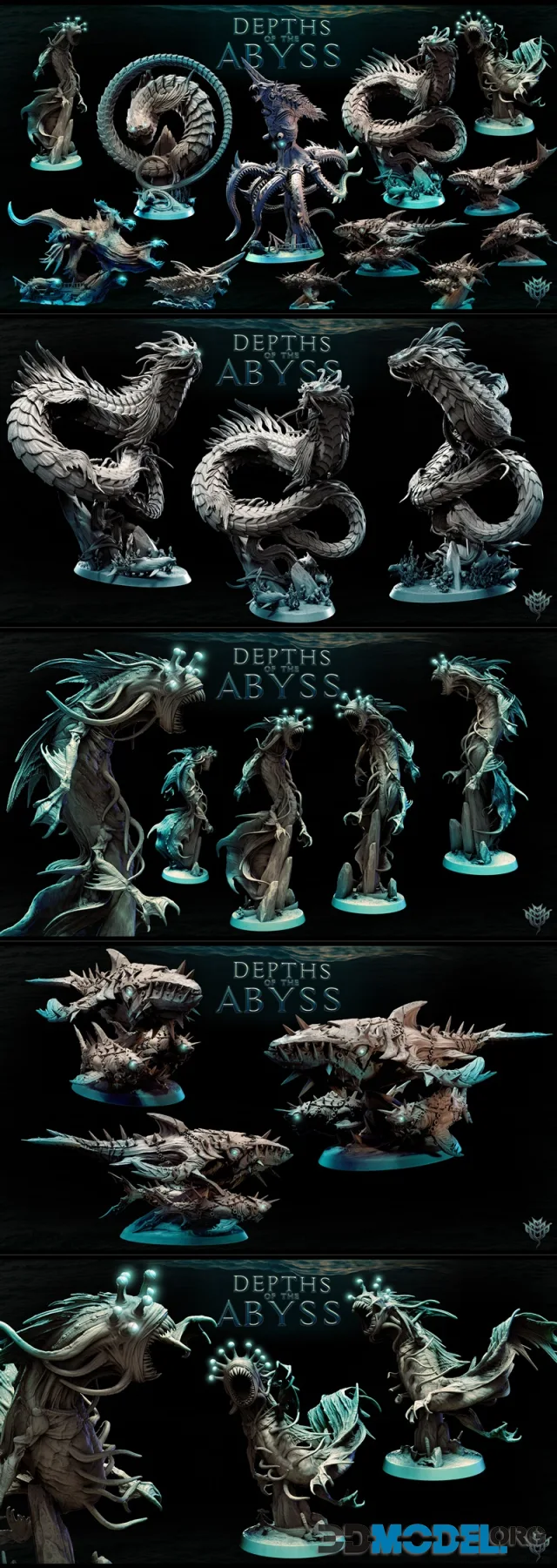 Mini Monster Mayhem - Depths of the Abyss – Printable