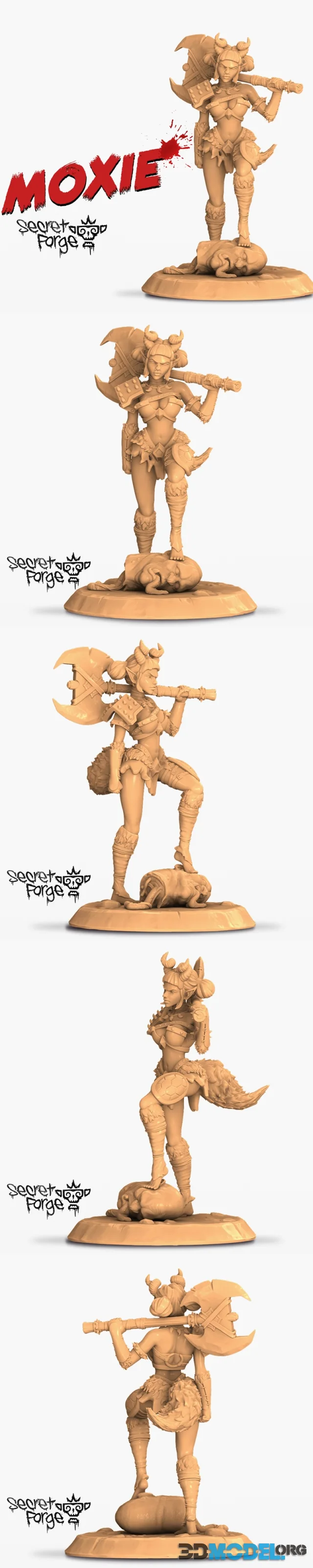 Secret Forge - Moxie the Brutale (Bad Axxe) – Printable