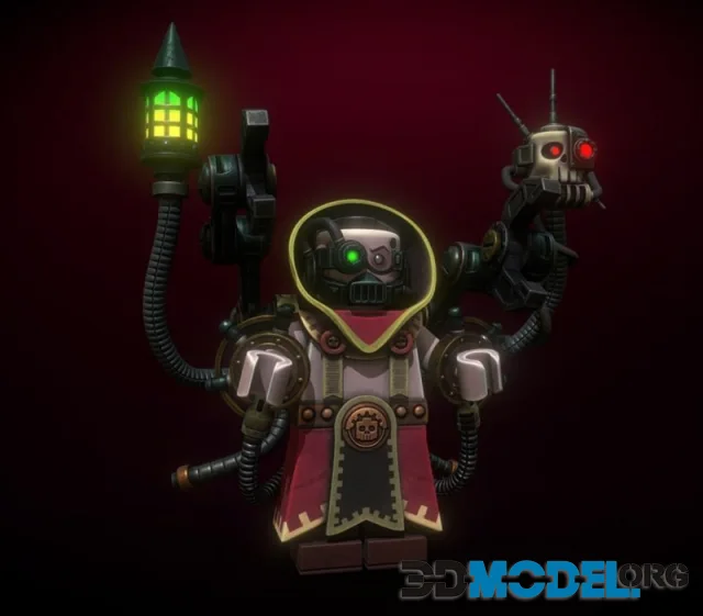 Lego Tech Priest purifier WH40K – Printable