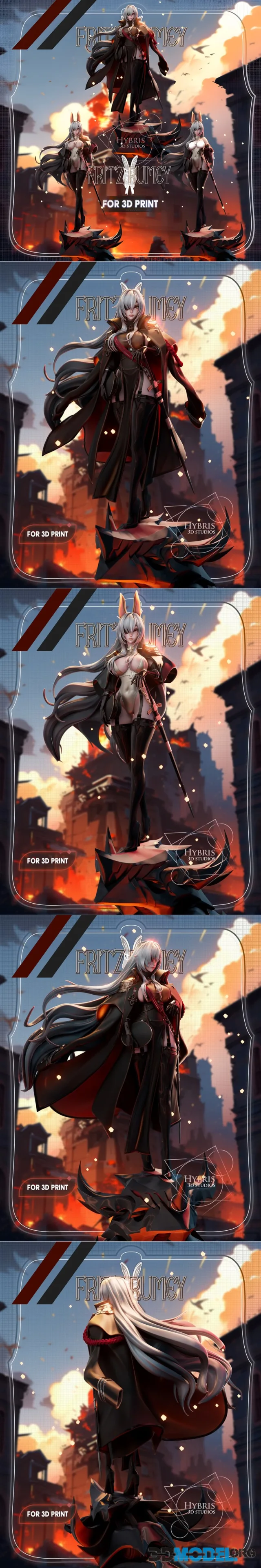 Hybris Studios - Azur Lane - Fritz Rumey – Printable