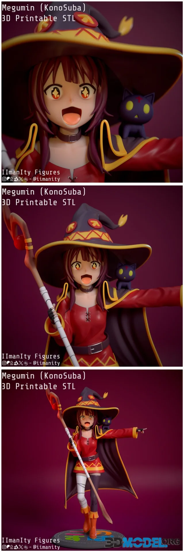 IImanIty Figures - Megumin – Printable