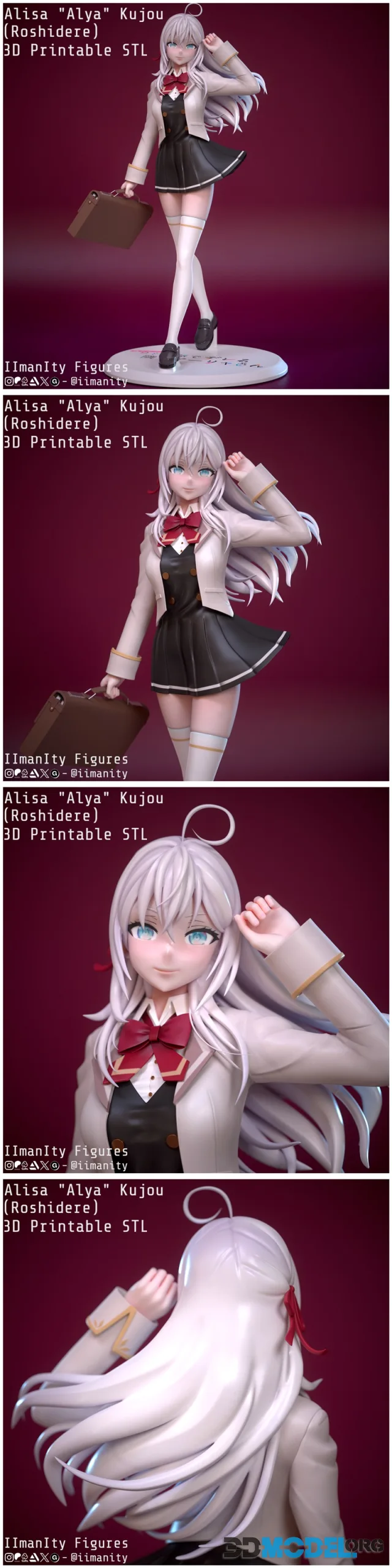 IImanIty Figures - Alisa Kujou – Printable