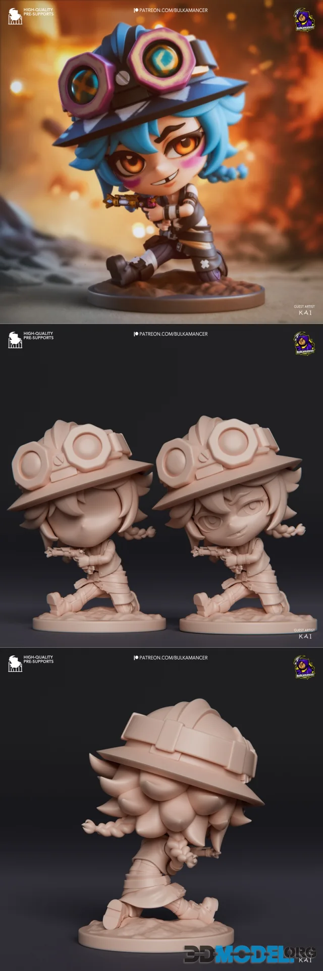 Bulkamancer Sculpts - Chibi Isha – Printable