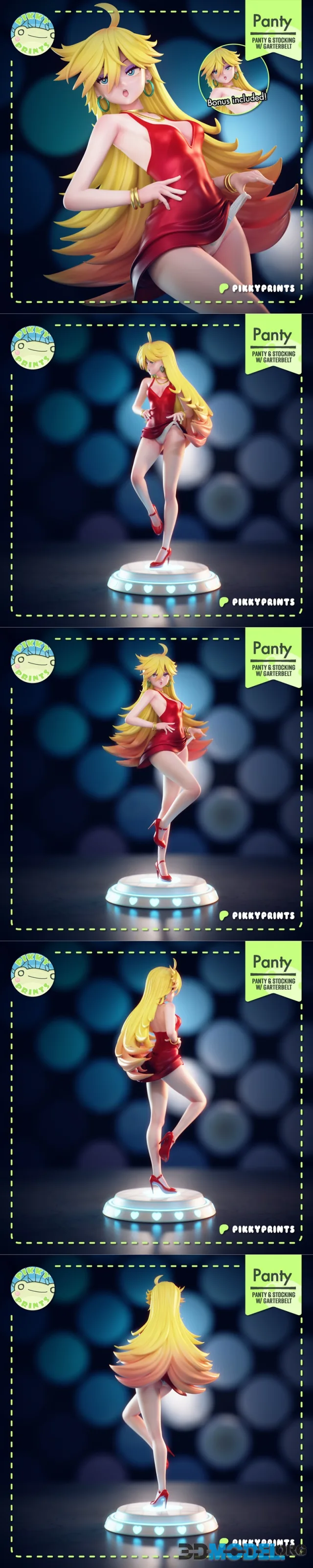 Pikky Prints - Panty & Stocking - Panty – Printable