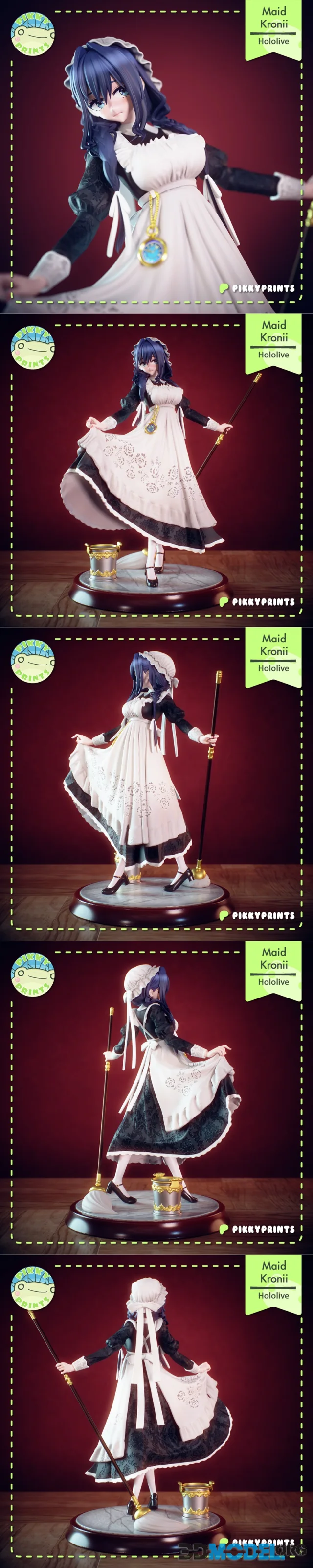 Pikky Prints - Hololive - Ouro Kronii – Printable