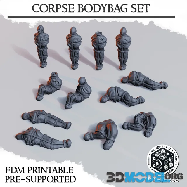 Corpse Bodybag Set – Printable