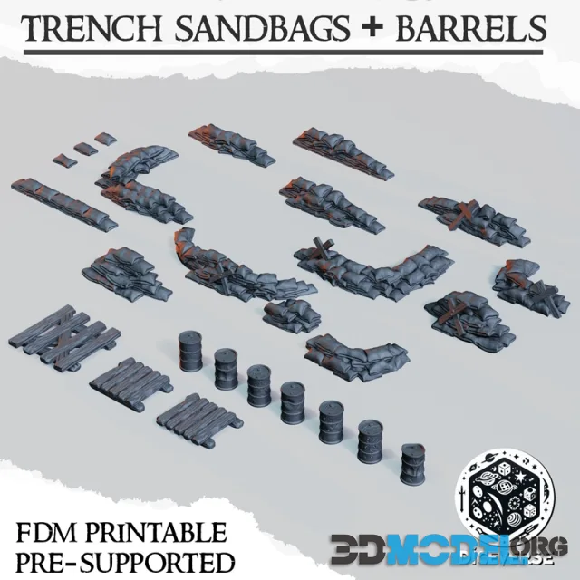 Sandbags and Barrels – Printable