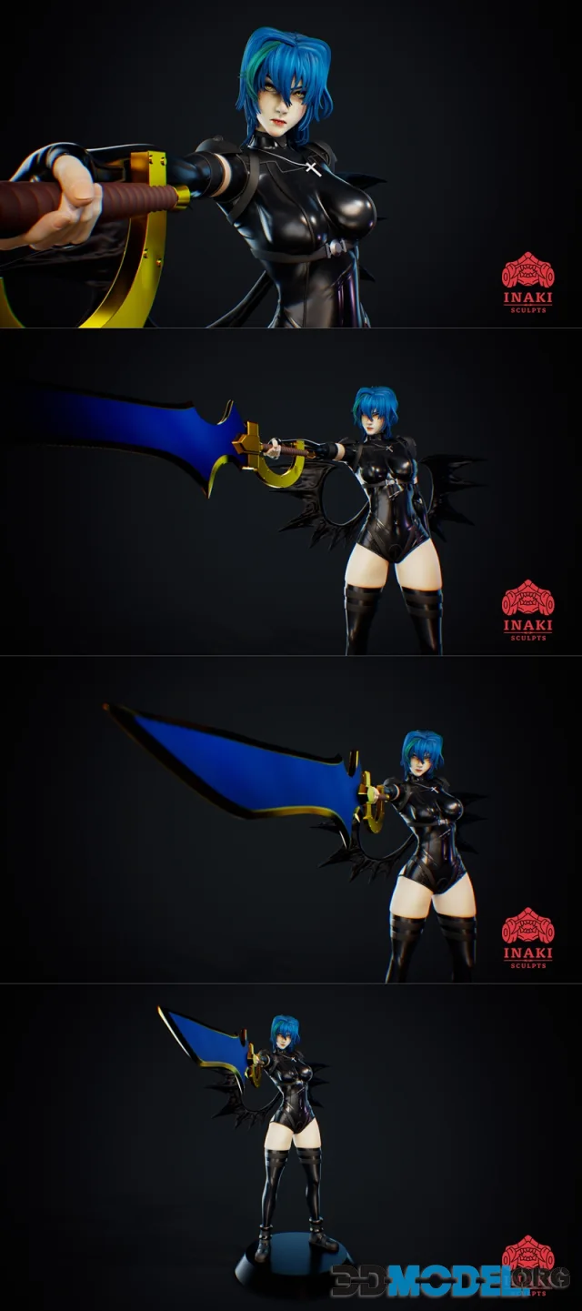 Inaki Sculpts - Xenovia Quarta - Highschool DxD – Printable