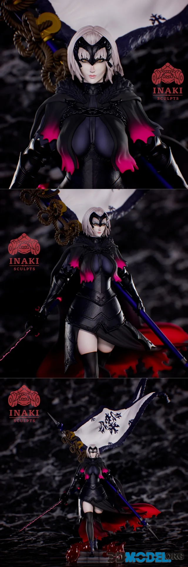 Inaki Sculpts - Jeanne Darc Alter - Fate Go – Printable