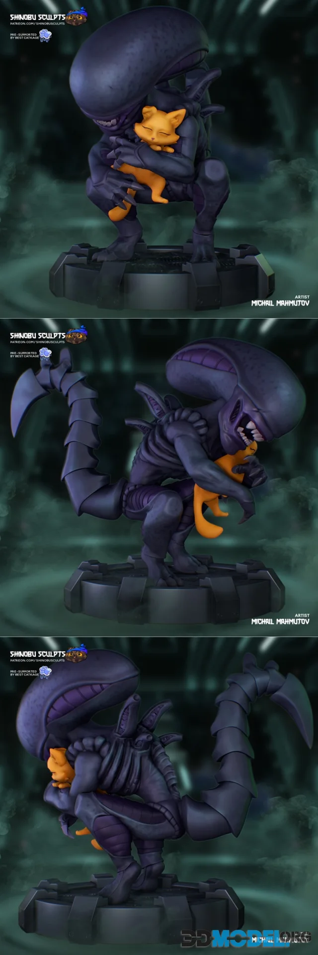 Chibi Xenomorph - Alien – Printable