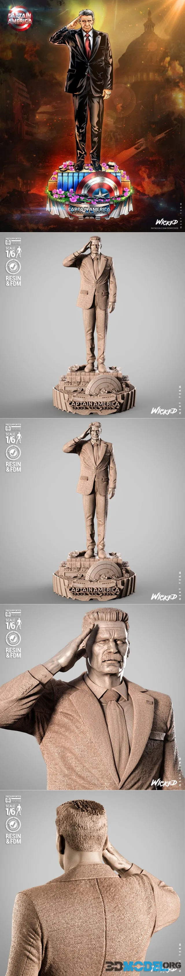 WICKED - Ross Sculpture – Printable