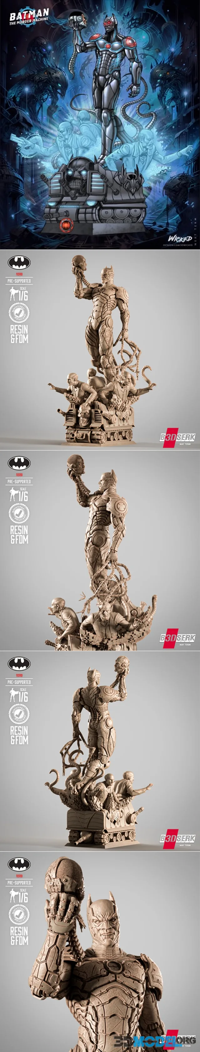 B3DSERK - Murder Machine Sculpture – Printable