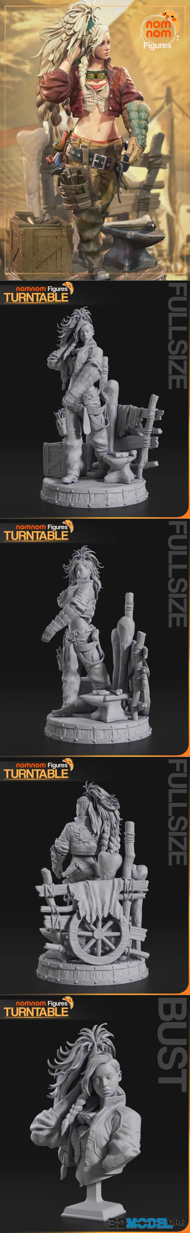 Nomnom Figures - Gemma - Monster Hunter Wilds – Printable