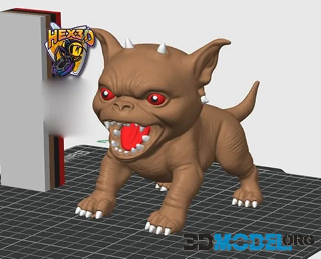 Hex3D - Baby Terror Dog – Printable