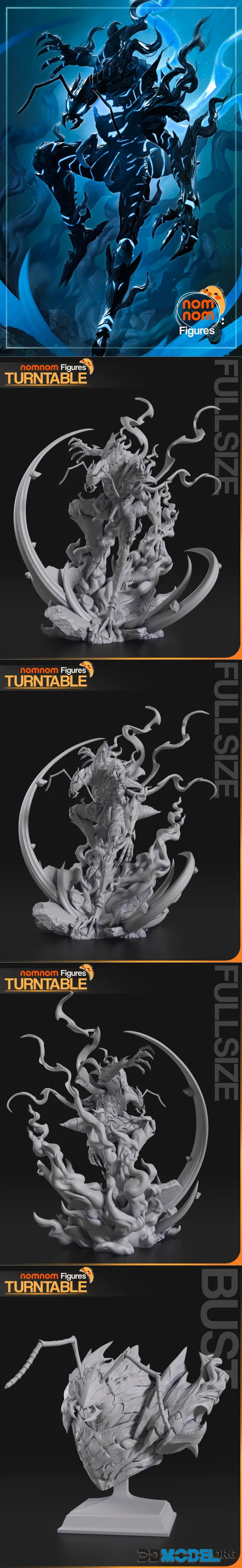 Nomnom Figures - Shadow Beru - Solo Leveling – Printable