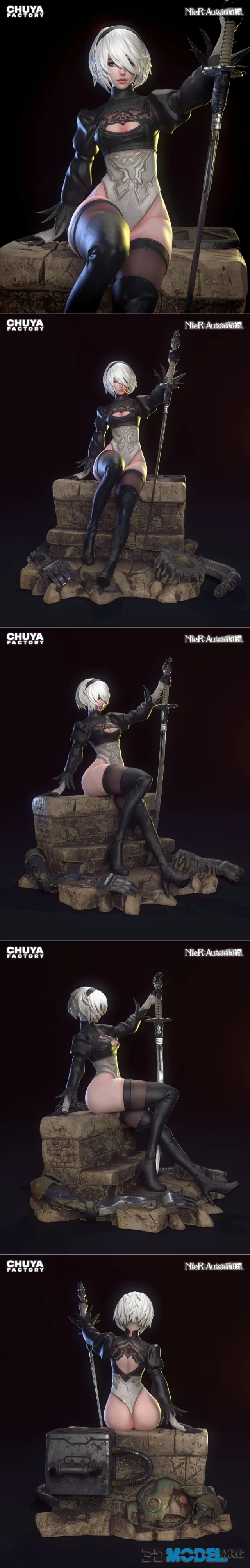 Chuya Factory - Nier - 2B – Printable