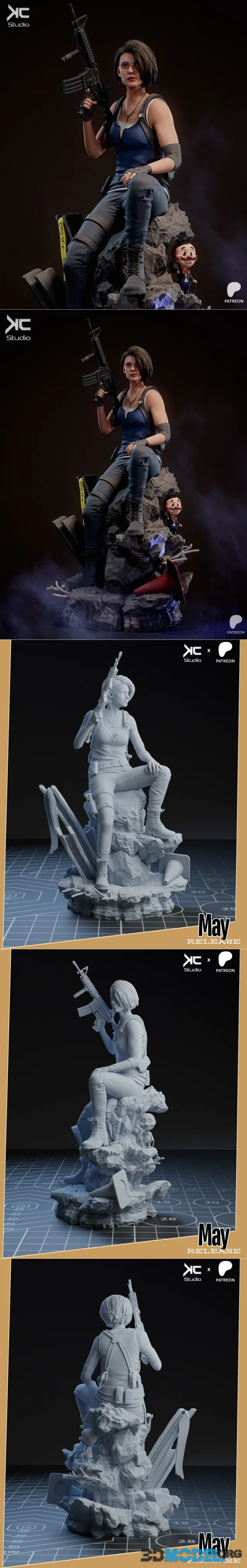 KcStudio - Jill Valentine - Resident Evil – Printable